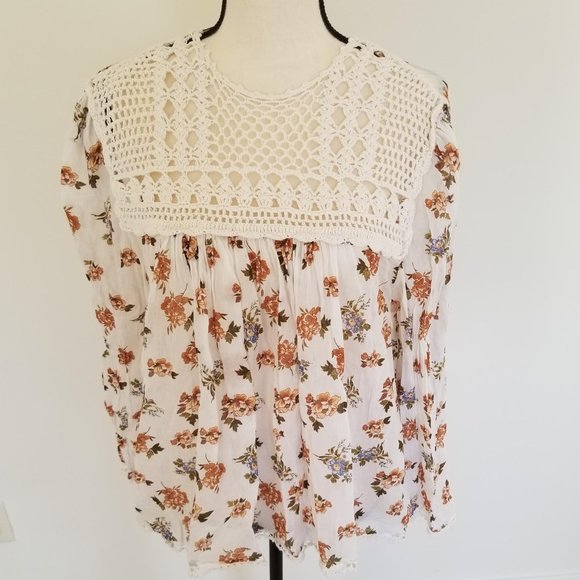 Zara Woman Mixed Media  slightly crop Top- XXL - Picture 1 of 3